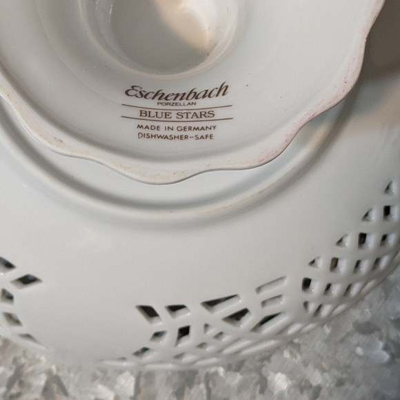Vintage Eschenbach PORZELLAN Blue Cherubs Celestial - Picture 2 of 7